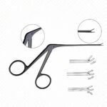 Micro Ear Forceps - Black Coated ( Cup Shaped )
