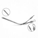 House irrigating suction tube - angled