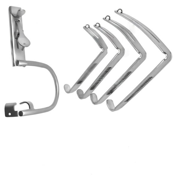 Davis Boyle Mouth Gag Set with 4 Blades | NJ Medical Instruments