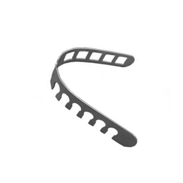 Hanna Tongue Depressor, 18mm curved, Stainless Steel | NJ Medical Instruments