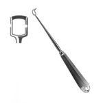 Vogel Adenoid Curette, 21.5 cm, 8 mm, Stainless Steel