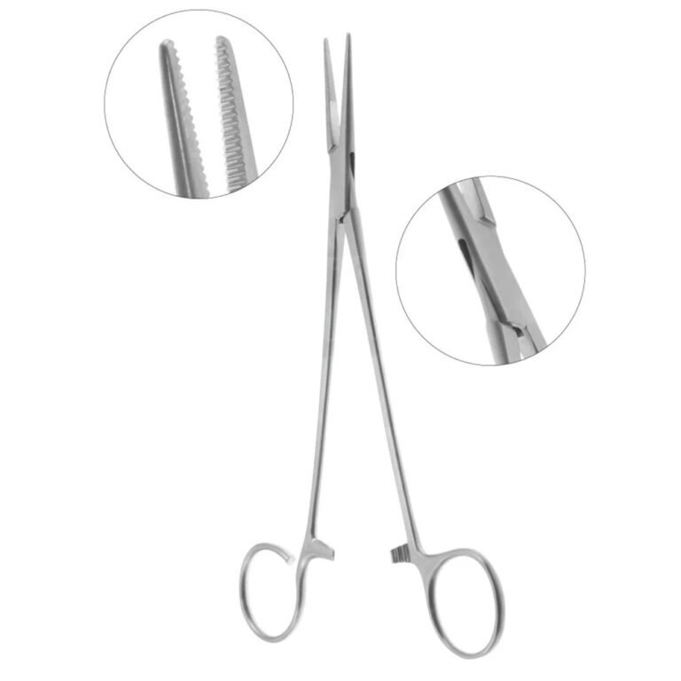 Schnidt Tonsil & Artery Forceps - 1 Open Ring, Curved