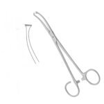 White Tonsil Grasping Forceps, 18 cm - 7 inches, Stainless Steel