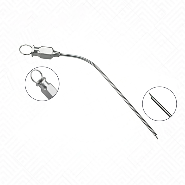 Rosen suction needle - straight & angled | NJ Medical Instruments