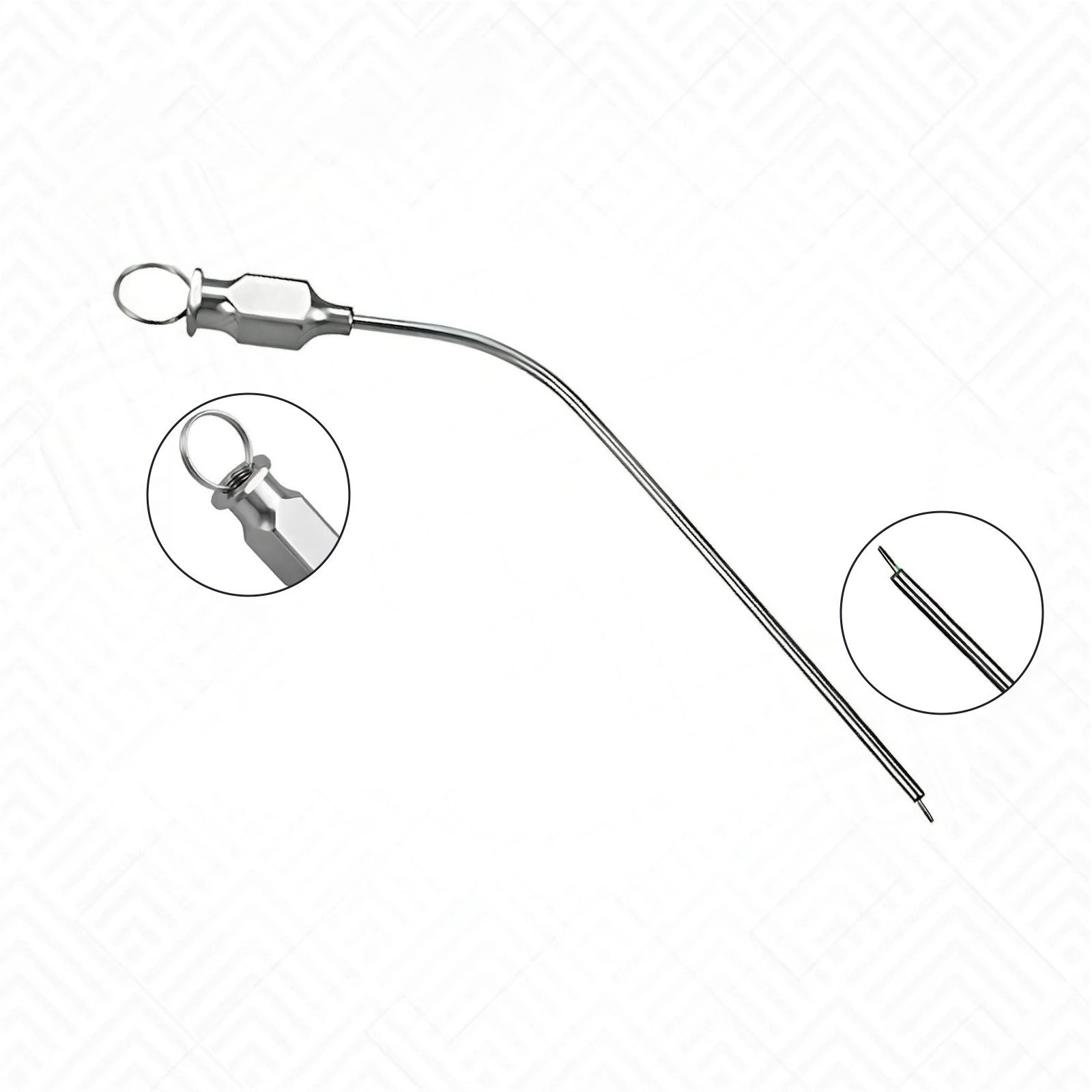 Rosen suction needle - straight & angled | NJ Medical Instruments Rosen suction needle - straight & angled | NJ Medical Instruments