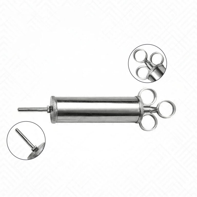 Metal ear syringes