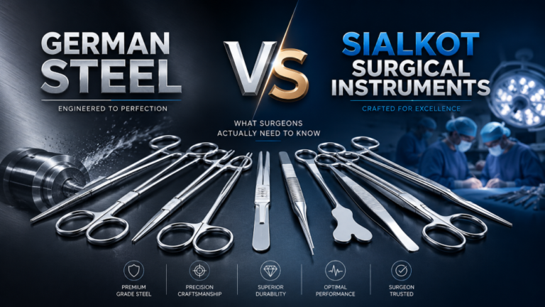 German Steel vs Sialkot Surgical Instruments..... What Surgeons Actually Need to Know
