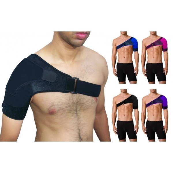 Quality Shoulder Support Strap Neoprene Pain Injury Arthritis Gym Sport