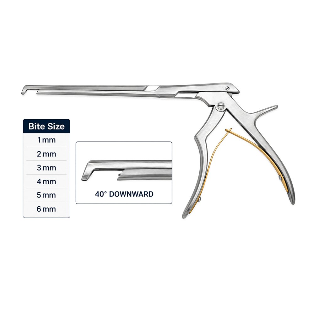 Kerrison Laminectomy Punch, 40° Downward Kerrison Laminectomy Punch, 40° Downward