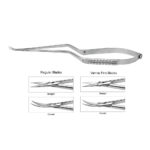Yasargil Bayonet Micro Scissors